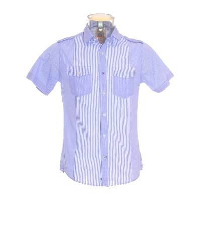 camisa hombre custom fit springfield a rayas en azul y blanco de segunda mano 5ce0f5e3d2823 1