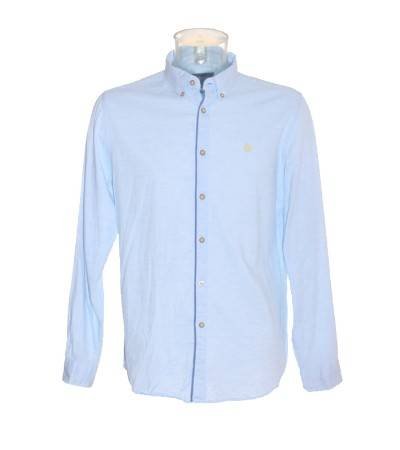 camisa hombre sprinfield de lino en azul muy claro de segunda mano 5ce0f03b429dc 1