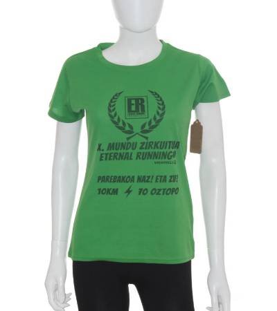 camiseta mujer en verde estilo deportivo de segunda mano 5cdea44327974 1