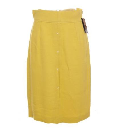 falda mujer de lino tintoretto en amarillo de segunda mano 5cdf9e1aa250e 1