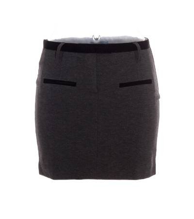 falda mujer mango detalle cinta negra de segunda mano 5cdfa9e242145 1
