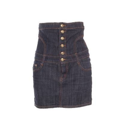 falda mujer monicas jeans vaquera con cintura alta de segunda mano 5cdfa33cf3806 1