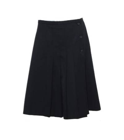 falda vintage mujer tergal en negro de segunda mano 5cdfa64b52eff 1