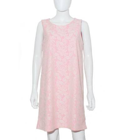 vestido mujer hm en rosa fluorescente con encaje en blanco roto 5cdfa9b6a2ba4 1