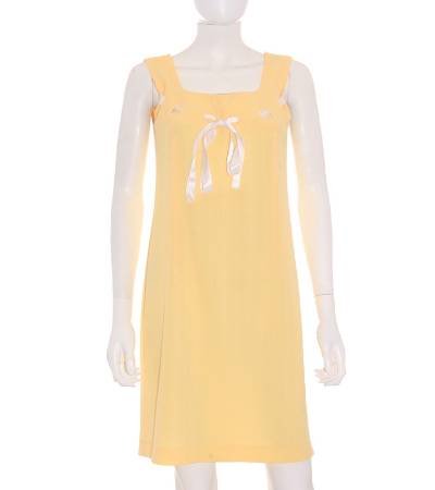 vestido mujer sin mangas en amarillo con un lazo de segunda mano 5cdf9d7f2abde 1