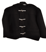 Abrigo Zara Man negro con cremallera interior y doble abotonadura en puños y parte delantera. Talla XXL. NUEVO. Sin etiqueta.