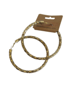 Sin Marca. Pendientes de aro
grandes dorados.